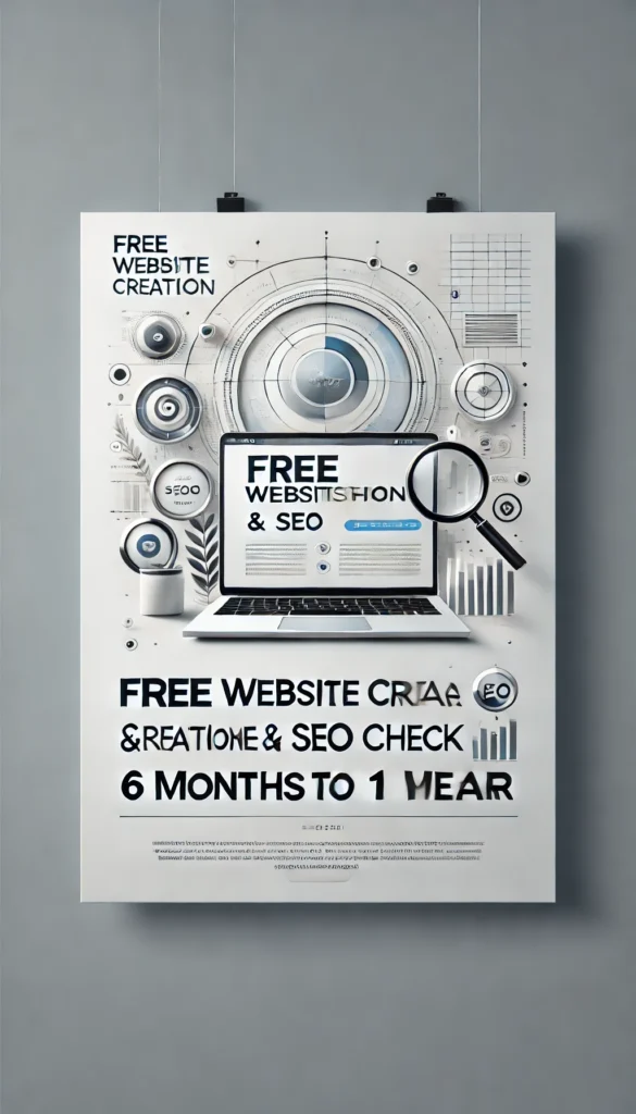 無料WEBサイト制作&SEOチェック(半年〜1年後)