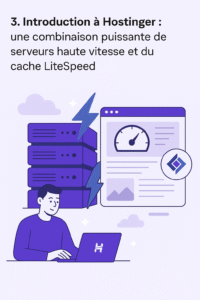 20250909_1514_Puissance Hostinger Serveurs_simple_compose_01k4phpg4zfxhbe9e7r4e4ymt7 3. Introduction à Hostinger : une combinaison puissante de serveurs haute vitesse et du cache LiteSpeed